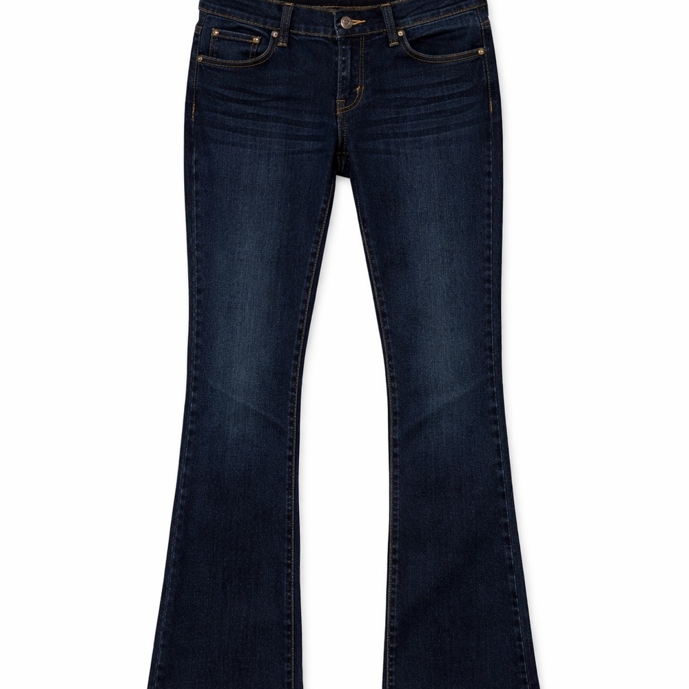 Lucky Brand Charlie Baby Boot Jeans Size 6/28 Low Rise Dark Wash Bootcut - Picture 3 of 12